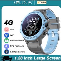 VALDUS 2025 New VK55 Kids Watch GPS SOS Call With 0.3 Mpix Camera 4G SIM Card Children Waterproof Smartwatch For Boys Grils Gift