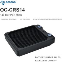 OCOCOO Laser Equipment Copper Water Cooling Radiator 140mm Fan High Flow G1/4 Thread Anti Corrosion CRS14