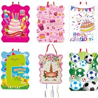 DIY Pinata Decoration Dinosaur Unicorn Birthday Pinatas Kids Favors Baby Shower Happy Birthday Party Decorations 1pcs/lot