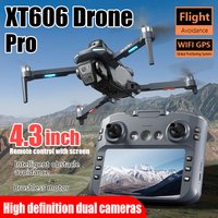New XT606 Max Foldable Drone 4K 8K HD Dual Camera 3-Axis Gimbal GPS Return Home 360° Obstacle Avoidance Brushles Quadcopter Gift