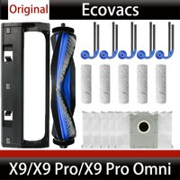 Original Ecovacs X9 Pro Omni Vacuum Cleaner Accessories Main Brush Cover for X9 Pro Dust Bags Side Brushes Consumables