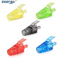 ZoeRax Colorful RJ45 CAT6 Strain Relief Boots Connector Ethernet Cable LAN Cable Connector Cover