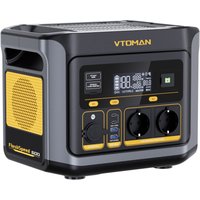 VTOMAN FlashSpeed 600 Station d’alimentation portable, batterie LiFePO4 499Wh, sortie CA 600W, alimentation de secours UPS, générateur solaire pour le camping, camping-car et secours domestique en cas