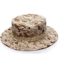 US Army Tactical Boonie Hat Military Men Camo Cap Paintball Airsoft Sniper Bucket Caps Hunting Fishing Outdoor Sun Hats