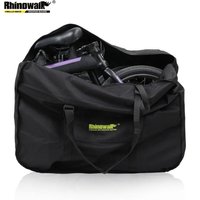Rhinowalk 16" 20" Folding Bike Carry Bag Portable Bicycle Carry Bag Cycling Bike Transport Case Travel Bicycle Accessories Bag