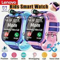 Lenovo 2027 Nowy Smartwatch dla Dzieci z 5G, Lokalizacją GPS, Kartą SIM, Funkcją Połączeń, SOS, Kamerą, Wodoodporny Zegarek dla Chłopców i Dziewczynek, Prezent dla Dzieci