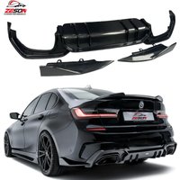 G20 330i M340i Sport Pre Lci Carbon Fiber Rear Diffuser AO Style for bm-w 3 Series G20 2019-2022 Rear Bumper Splitter in stock