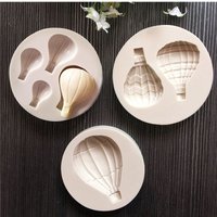 1pcs Hot Air Balloon Silicone Mold Fondant Cake Decoration Tool Chocolate Fudge Mold Sugarcraft Bakeware Kitchen Tool