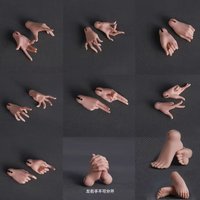 New BJD Doll 1/4 Applies to the Foot/Hand Shape Resin Doll Accessories For 1/4 BJD Doll Figures Naked Toy Gifts