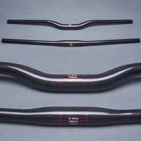 Kierownica rowerowa z włókna węglowego, kierownica MTB, części do rowerów górskich, do mostka o średnicy 31,8 mm, szerokość 580 mm-760 mm, 3K, połysk.