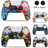 Silicone Protective Case for PS5 Controller Gamepad Rubber Cover Skin Sleeve Protector Thumbstick Grip Caps For PS5 Accessories