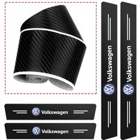 New Car Door Sill Plate Sticker Antiscratch Strip Trunk Protection Decals For VW Beetle Bora Golf Jetta Passat Polo Touran