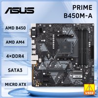 Asus PRIME B450M-A Motherboard B450 B450M Motherboard Socket AM4 DDR4 support Ryzen 5 5600 5700 4300G 1600 cpu M.2 Micro ATX