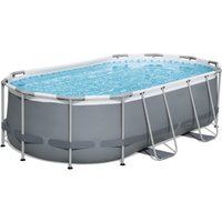Custom PVC Inflatable Swimming Pool Outdoor Back Garden Power Steel Oval & Rectangular Frame Above Ground with Filter Pump