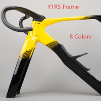 New Y1RS Frame Carbon Road Bike Frame Aero Racing Design Disc Brake BSA Internal Routing Lightweight Bicycle Frameset