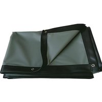 Rear Projection Screen 100Inch Back Projection Curtain 16:9 No Frame Black Edge HD Projecting Fabric Indoor