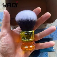 2026 Top Selling!Yaqi 24MM Men Wet Shave Brushes Sagrada Familia Black/White Tuxedo Synthetic Fibre Resin Handle