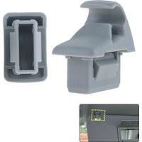 2Pcs Gray Plastic Car Sun Visor Hook Clips Bracket Hanger MR654343 for Mitsubishi ASX Outlander Lancer EVO Sportback 7620A806HA