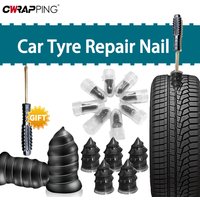 100Pcs Tire Repair Tool Nails with Screw Repair Tool Wholesale Motorcycle Vacuum Tyre Repair Tire Puncture Kit Car Accessories