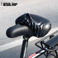 ESLNF Outdoor Waterproof Bike Saddle Cover Anti Rain Dust Uv Protective Bicycle Cushion Rain Cover