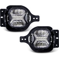 4 Inch LED Daytime Running Light Fog Lamp Halogen Xenon Style Front Bumper Light for Jeep Wrangler JL 2018 2019