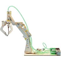 AINY-3 Claws Hydraulic Excavator DIY Student Technology Model, Science Experiment , Small Production Science Kit
