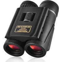 High Powerful 12x25 Compact ED Binoculars for Adults and Kids with Large Eyepiece Easy Focus Binoculars for Bird Watching Travel