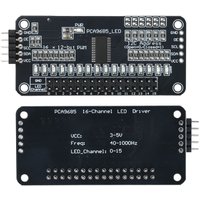 PCA9685 Module 16 Channel LED Driver Board Module I2C Bus Pwm Controller Module 2.3V to 5.5V LED Driver Board