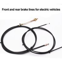 AliExpress 1.2-2.5meter Brake Cable Front Rear Brake Cable Front Rear Drum Brake Line Rear Drum For Electric Bike For Moto Rear Front Cable