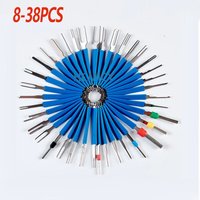 8-38Pcs Terminal Removal Tool Kit Depinning Electrical Connector Pin Removal Terminal Disassembly Tool Car Pin Extraction