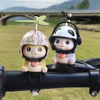 Cute Animal Bike Decoration Car Ornament Electric Bike Motorbike Bicycle Decoration Car Gadget Bike Accessories