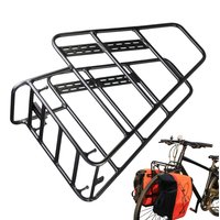 Bike Cargo Rack Pannier Road Cycling Equipment Stand Bike Front Pannier Rack for Picnic Basket Garage Storage Scooter Electric