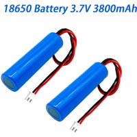 3.7V 18650 3800mah Lithium Battery for Flashlight Bluetooth speaker Hair Clipper Led Light Toy Car + PCB Protection Board