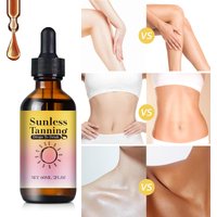 60 ml sonnenlose Bräunungstropfen zum Trinken, natürliches Selbstbräunungsergänzungsmittel, Bräunungs-Booster-Tropfen für alle Hauttypen, erzielen Sie