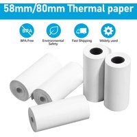 58mm/80mm Thermal paper Roll For Business Printing 80mmx30mm Paper Rolls For Receipt Printer PAD POS Printer Cash Register Paper