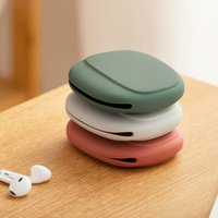 Tragbare Datenkabel-Kopfhörer-Aufbewahrungsbox, einfache Organisationstasche für Mobiltelefon-Datenkabel, Silikon-Aufbewahrungsbox, niedliche Geldbörse