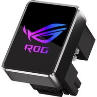 AIJS RTX4090/4080/4070 GPU 16PIN Power Adapter, ARGB-SYNC 180 degree Steering Graphics Card Connector ATX3.0
