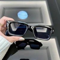 Fashion Square Sunglasses Men Women Brand Designer Retro Sun Glasses Male Female Rectangle Frame Vintage Rivet Oculos De Sol