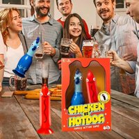 Fast Strategy Chicken Vs Hotdog Board Game Interactive Educational Chicken vs dog Party Game Set Cartoon DIY