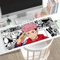 Mouse Pad Gamer Home HD Large Desk Mats Mouse Mat MousePads Jujutsu Kaisen Laptop Anti-slip Gamer Natural Rubber Carpet Mice Pad