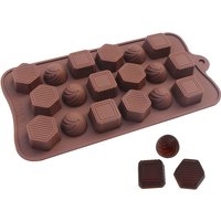 Circle Square Chocolate Mold Handmade Candy Dessert Silicone Mould Baking Tool