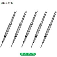 RELIFE RL-C115 (I/IS/K) Universal C115 Soldering Iron Tip Replacement Head Replacement Repair Soldering Station Welding JBC GVM