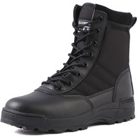 Bottes de randonnée pour hommes, bottes de désert noires à tige haute, bottes à plateforme unisexes, bottes de travail confortables et résistantes à l'usure pour hommes, neuves