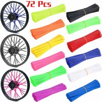 AliExpress NONE 72Pcs 24cm Dirt Bike Spoke Covers, Motorcycle Rim Spoke Wrap Sleeves, Decorative Protector Covers for Dirt Bike & Bicycle