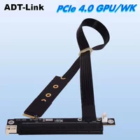 GPU/WK M.2 NVMe to PCIe 4.0 x16 Adapter Gen 4/3 Riser Adapter Jumper BTC Mining Cable GPU GTX RTX NVIDIA AMD Graphics Video Card