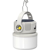 LED Solar Light Bulb USB Rechargeable Camping Light 2400mAh Portable Outdoor Searchlight Multiduty Hanging Lamp with Flashlight