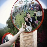 Wedding Preparation Essential Painted Convex And Concave Mirror Selfie Prop Decoration Exceedingly Photogenic Fun Ga...