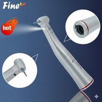 Dental Contra Angulo 1:5 Red Ring Against Dental Angle Speed Increasing Fiber Optic Contra Angle Handpiece for X95L Dentistry