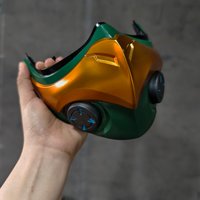 Overwatchs 2 Mizuki Kawano Cosplay Mask Fiberglass Full Face Mask Halloween Carnival Party Props