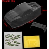 Ajrc Plastic Clear Car Body Shell For Axial Scx24 90081 Deadbolt 1/24 Rc Crawler Car Truck Model Upgrade Diy Parts